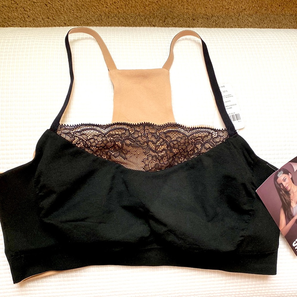 NWT XL Annette Swappers Reversible racerback lace bra sold by Soma Intimates